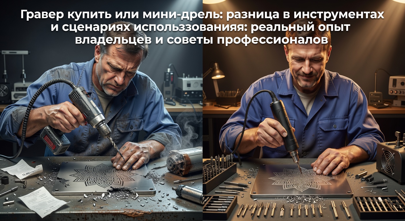 Гравер купить или мини-дрель: разница в инструментах и сценариях использования: реальный опыт владельцев и советы профессионалов
