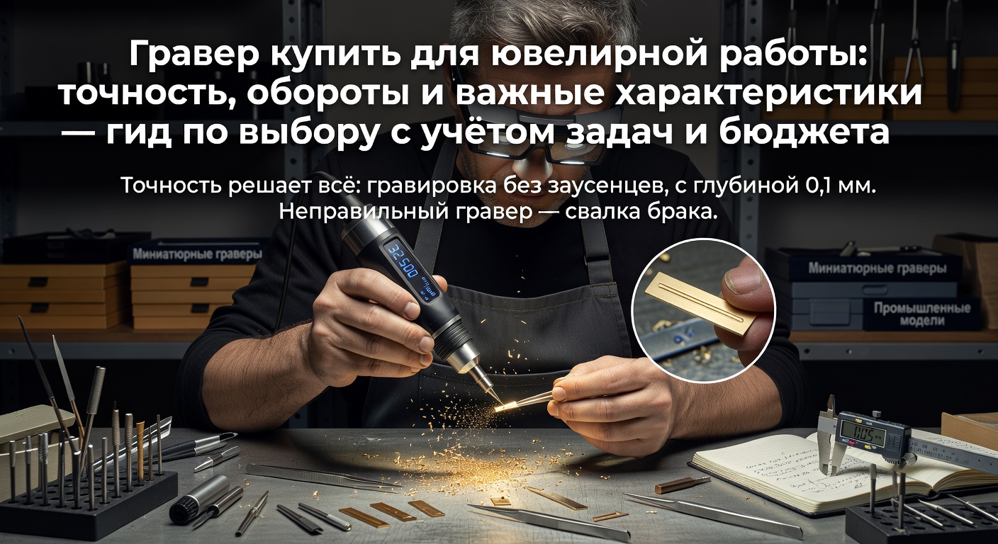 Гравер купить для ювелирной работы: точность, обороты и важные характеристики — гид по выбору с учётом задач и бюджета
