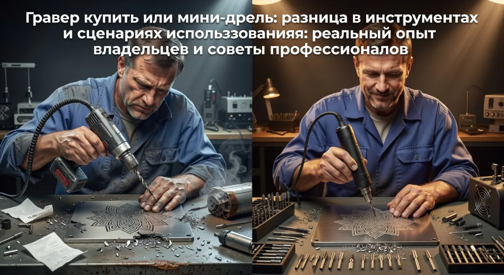 Гравер купить или мини-дрель: разница в инструментах и сценариях использования: реальный опыт владельцев и советы профессионалов