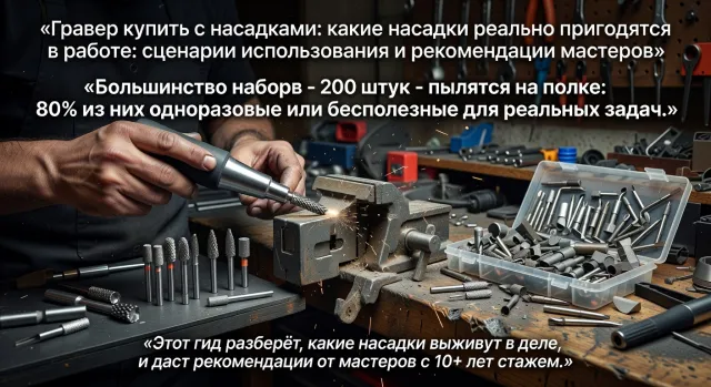 Гравер купить с насадками: какие насадки реально пригодятся в работе: сценарии использования и рекомендации мастеров