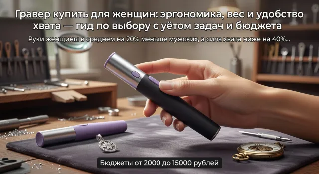 Гравер купить для женщин: эргономика, вес и удобство хвата — гид по выбору с учётом задач и бюджета